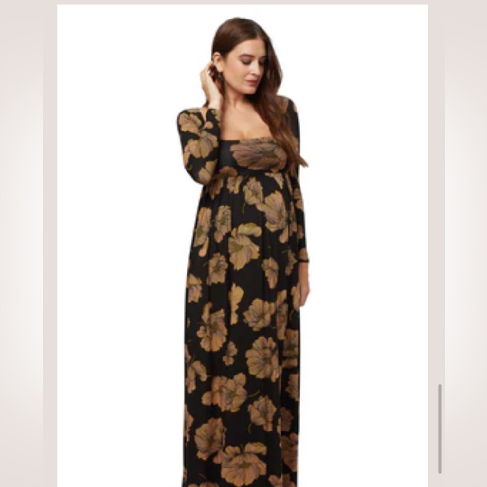 Rachel pally Isa long sleeve maternity maxi dress
